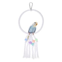 Vogelschaukel Aus Seil FüR 34,8 Cm, Weiß
