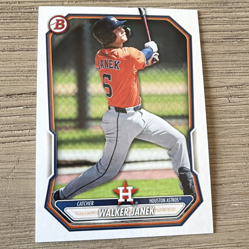 Bowman 2024 Astros/Orioles 10-Card Lot - 1st Bowman Chrome Rookie Janek