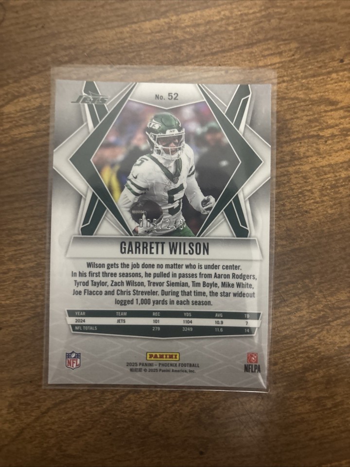 Garrett Wilson Snow Sp 249 Phoenix 2026 EBay S L960 