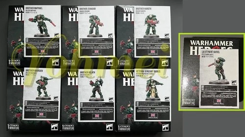 40k SM Heroes 2025 Dark Angels (7x Heroes) Lieutenant Variel ~ 0$ US TARIFFS ~