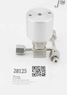 10ケース 28125 SWAGELOK 316L VAR HIGH PRESSURE BELLOWS SEALED VALVE 6LV