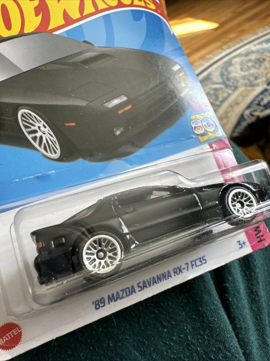 Hot Wheels '89 Mazda Savanna RX-7 FC3S Black - 2023 HW —Custom— | eBay