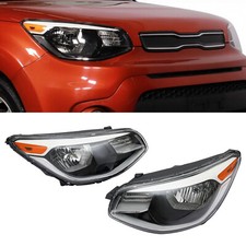 For 2014 2015 2016-19 Kia Soul Halogen Headlights Headlamps Assembly Leftright