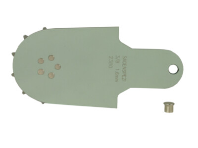 Ratioparts Kettenschiene 45cm - 3/8 Zoll 1,3mm TG Mit Umlenkstern | Für Motorsägen Oregon A095/K095