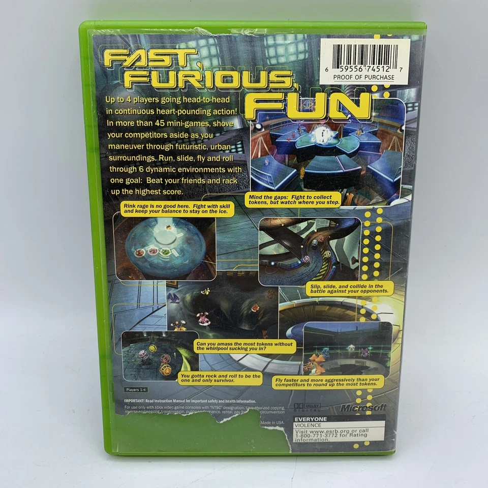 Fuzion Frenzy (Microsoft Xbox, 2004) No Manual - Image 4 of 4