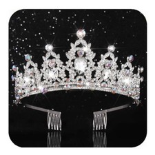 Crystal Wedding Tiaras and Crowns Rhinestone Princess Headband Prom Costume H...