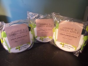 Lot Of Three Bath Body Works Jasmine Green Apple Bath Fizzy