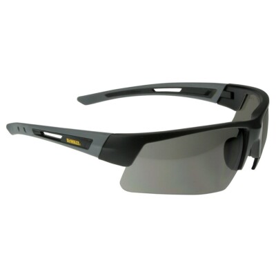 DeWalt CROSSCUT SMOKE GRAY Protective Safety Glasses UV Work Eyewear ANSI Z87+