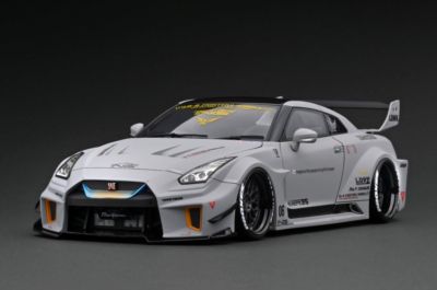 #ad 1 18 Ignition model Nissan R35GT RR LB Silhoette Works GT in Matte Gray 2357 $349.95