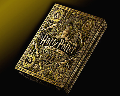 Harry Potter Yellow Hufflepuff Premium Playing Cards Theory11 Poker Magic