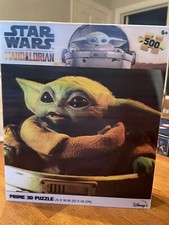 Star Wars Mandalorian 3D Puzzle 24 x 18 500 Pieces Grogu Baby Yoda