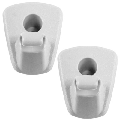Sun Visor Clips for 08-10 Chrysler 300 Dodge Charger Magnum White Set 1EJ51DW1AA