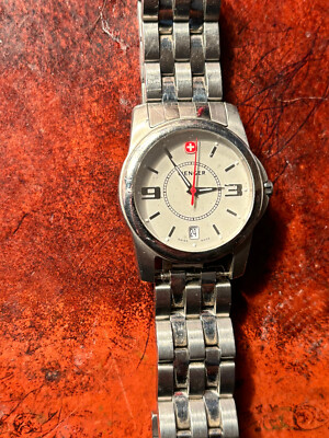 WENGER Swiss 7258X Watch Quartz Mineral Cristall 8 