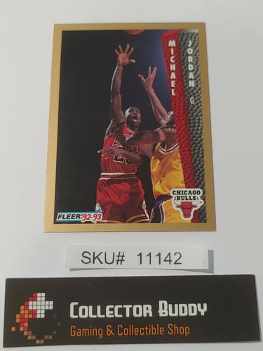 Michael Jordan 1992-93 Fleer #32 NBA Basketball SKU#11142