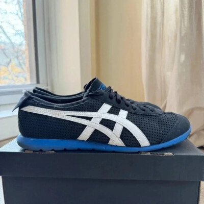 Onitsuka Tiger Rio Runner Sneakers Black Blue M 9.5 / W 11