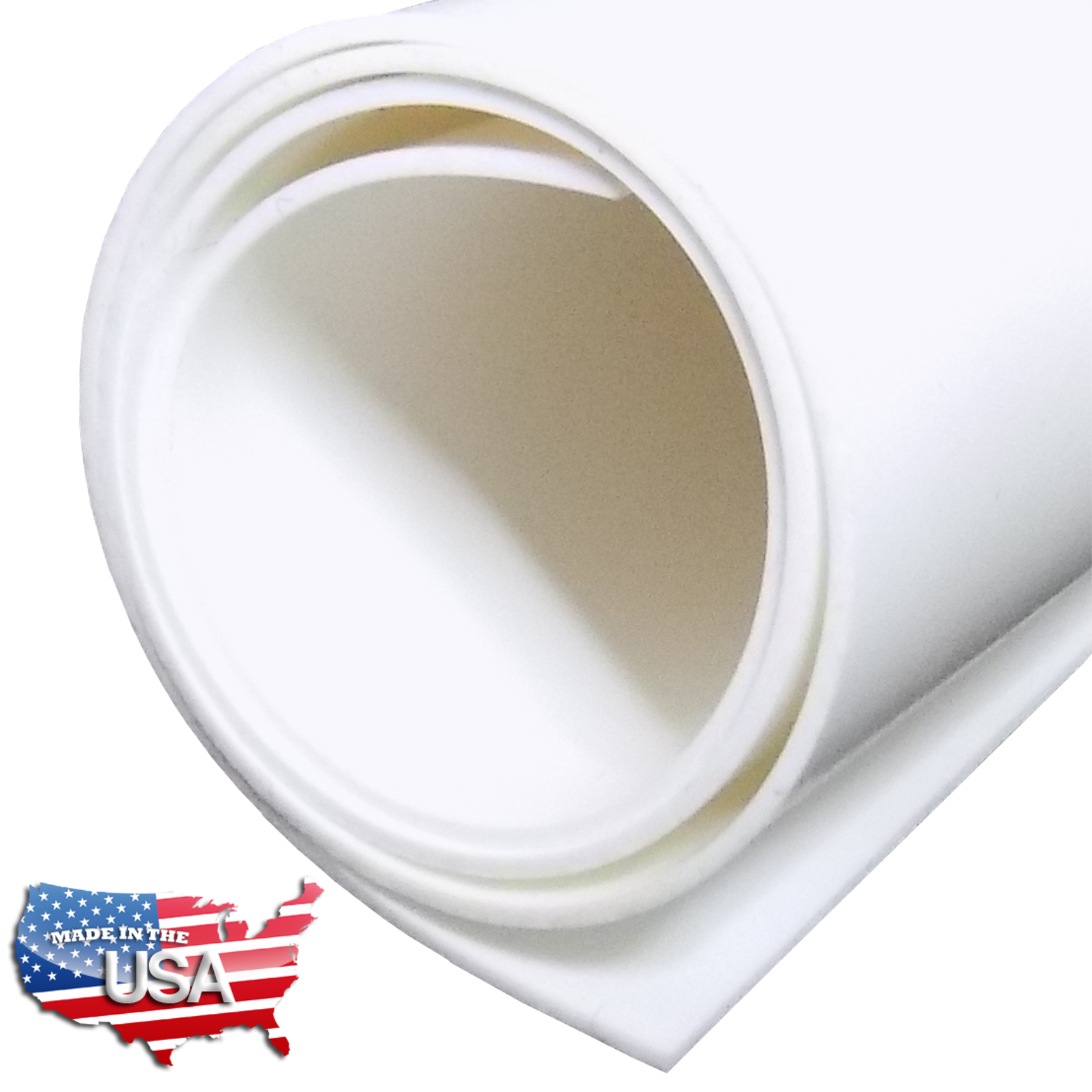 FDA White Silicone Rubber Sheet 60A 1/32