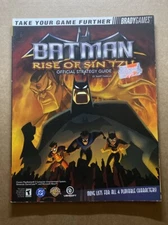 Batman Rise of Sin Tzu - Brady Games Strategy Guide PlayStation 2 XBOX GC