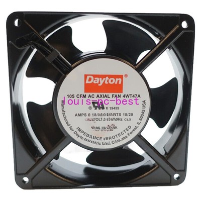 New In Box DAYTON 4WT47A 105 CFM AC Axial Fan 18 / 20W 115V
