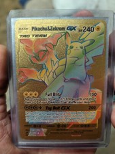 Pikachu & Zekrom Gx 184/181 Secret Rainbow Rare Team Up Pokemon Card * New * on eBay