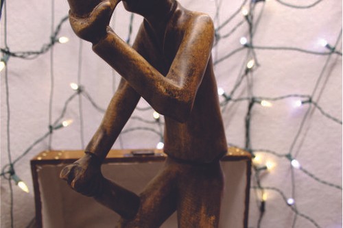 ORIGINAL HAITIAN F. SIMEON CARVED WOODEN STATUE *See Video - Picture 7 of 11