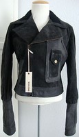 Diesel Ryenn Giubbino Leather Jacket Damen Lederjacke Jacke Gr.S Neu Mit Etikett