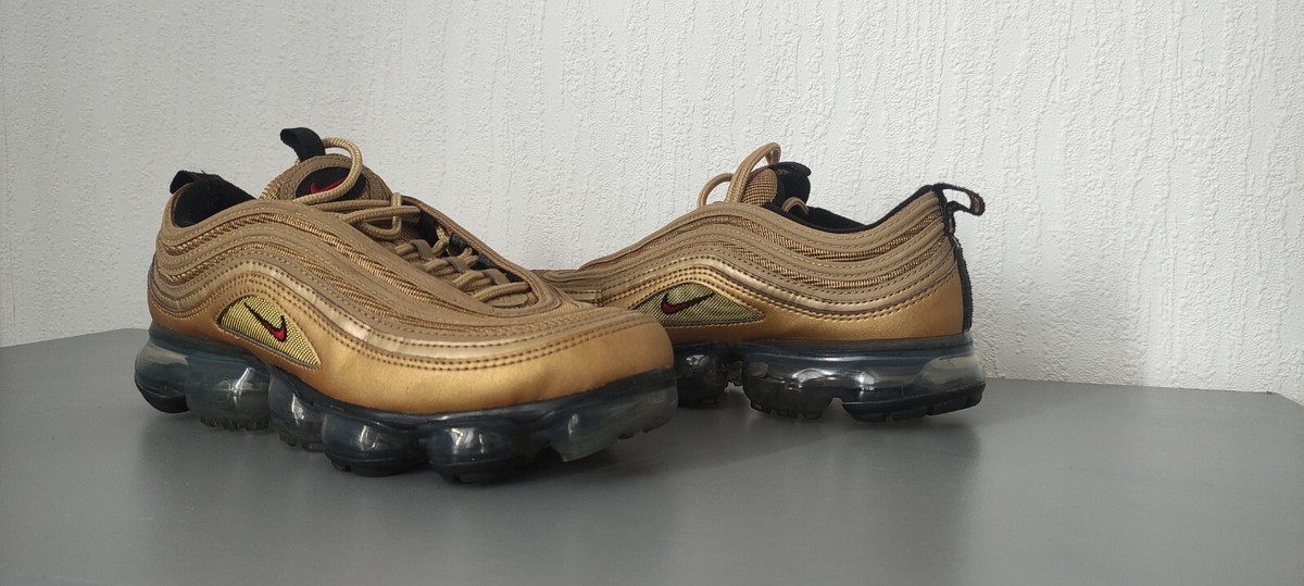 Size Nike Air Vapormax 97 Metallic Gold Gold Bullet US