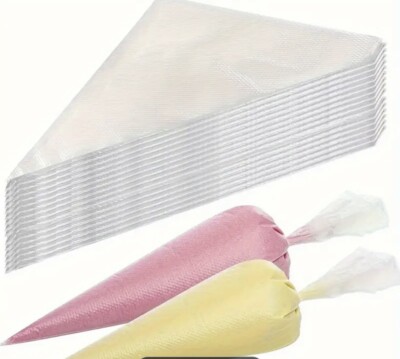 100 Kuchen Spritzbeutel Set Dekorier Tipps 8 Stück Backen Cupcake Glasur Glatter