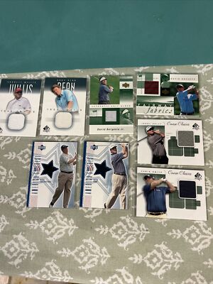 Upper Deck & SP PGA Golf Patch Cards Lot Of 8 Cards - Shirts