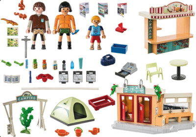 Playmobil 5437 Camping Service Cart with Ranger and Many Tool(並行輸入) Playmobil Summer Fun Camping Service Cart Set 5437 - ToyWiz