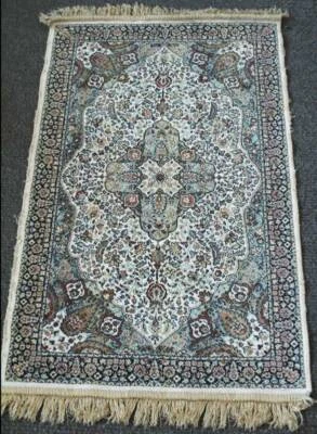 Small Imitation Silk Persian Carpet Rug
