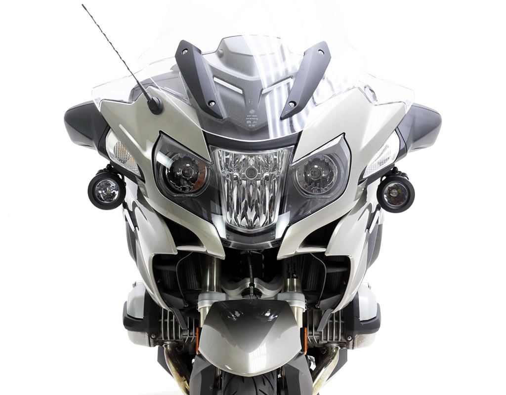 DENALI Auxliary Light Mounting Brackets Black BMW R1200RT 2014 - 2018