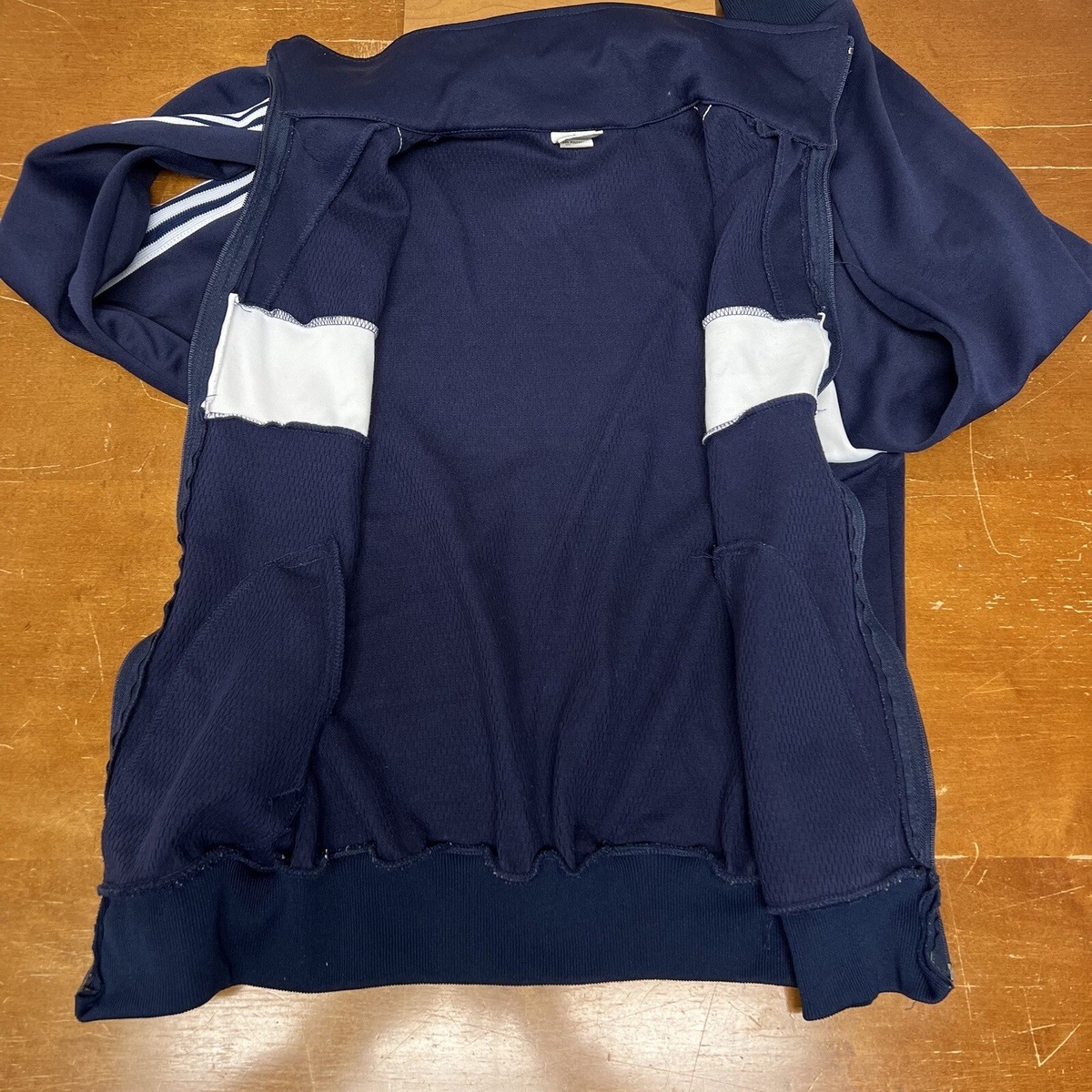 Vintage Adidas Jacket Originals Mens Small Blue Track Full