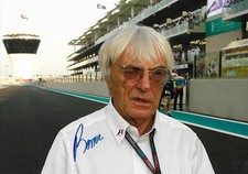 Bernie Ecclestone Autogramm signed 20x30 cm Bild