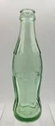 Vintage Plain Coca-Cola Coke Bottle Green Tinted Glass Toledo, Ohio 7-3/4"H