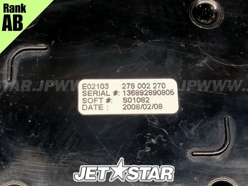 RXT-X 255 '08 OEM DIGITAL MULTIFUNCTION GAUGE Used RXT-X 255 '08 OEM DIGITAL MULTIFUNCTION GAUGE Used