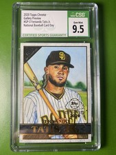 Fernando Tatis Jr 2020 topps chrome gallery preview GP3 gem San Diego Padres 9.5