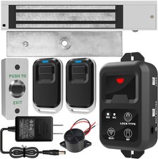 2.4GHz WiFi 600lb Electromagnetic Lock Kit Remote and Smartphone app Control