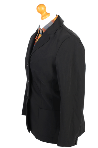 Escada Ladies Blazer Jacket Designer Luxury Women Vintage Black Size M -C1398 - Picture 2 of 4