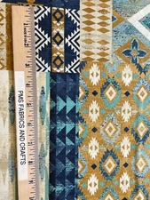MODA Saddle Ranch 100% med cotton fabric by the yard 3379811 southwestern images