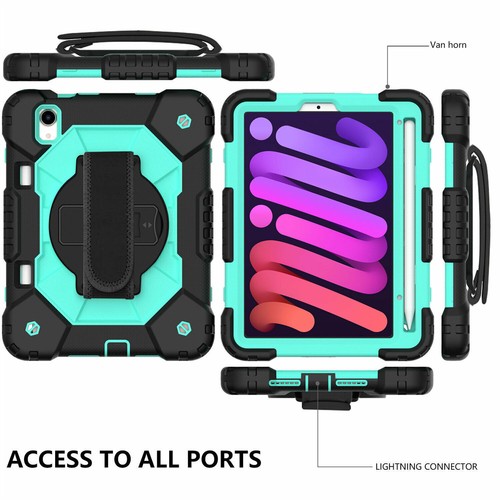 For iPad 10.2'' 9th 6th Air 4 Pro 11 Mini 6 Hybrid Shockproof Cute Stand Case - Picture 21 of 120