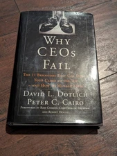 Why CEO's Fail: The 11 Behaviors That Can Derail- 0787967637, Hardcover, Dotlich