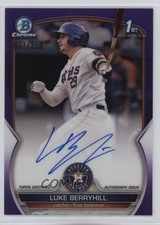 2023 Bowman Chrome Prospect Purple Refractor 87/250 Luke Berryhill Auto 1qo5