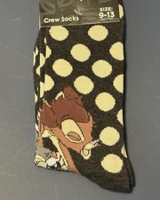 New Disney Characters Bambi Movie Nostalgic Novelty Socks CrewUnisex