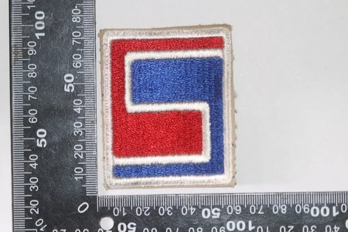 ORIGINAL WW2 US 69TH INFANTRY DIVISION COLOUR CLOTH BADGE PATCH ARMY CAN B124