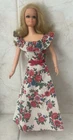 Vintage Barbie Live Action PJ Wearing BB #9160 Floral Dress