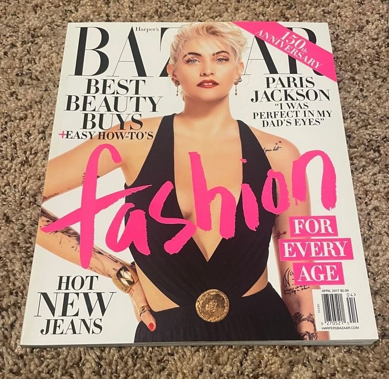US Harper's Bazaar  - April 2017 - Paris Jackson Cover