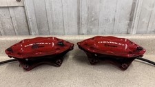 2014 Camaro 1le Ss Rear Driver Passenger Brembo Brake Calipers Pair Oem Red
