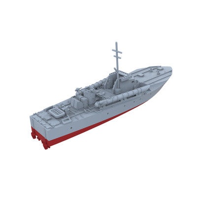 MRY-SFW SSC757S 1:1250 Model Kit Britain MTB Vosper 1 Series, MTB-35 Full Hull