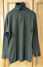 EMINENCE Men's jumper dark green with zip EU size 112 UK size 2XL slightly used