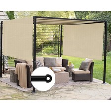 Patio Paradise 9' x 16' Pergola Canopy Replacement Cover Shade Cloth with Gro...